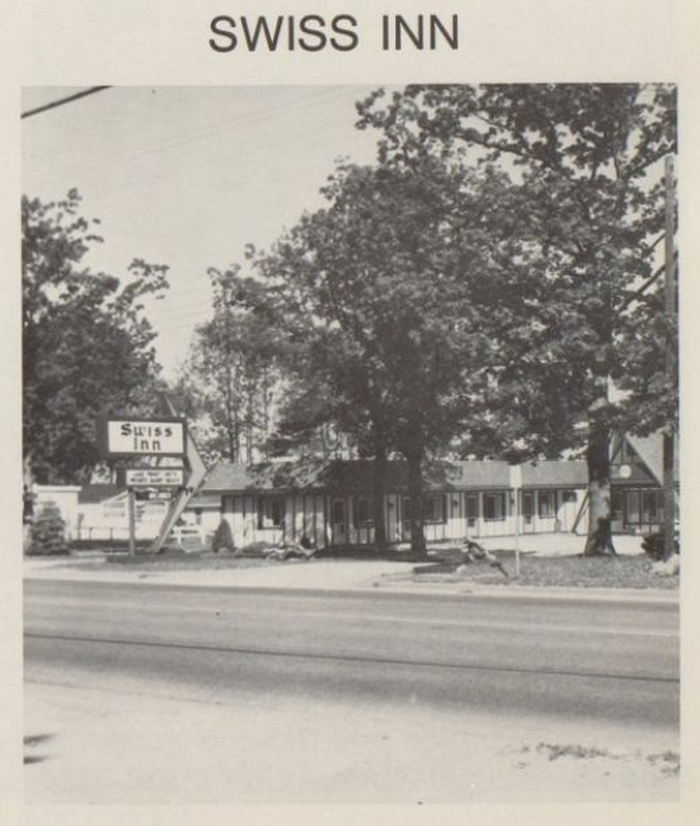 Swiss Inn (Vina Del Mar Motel) - Vintage Yearbook Ad